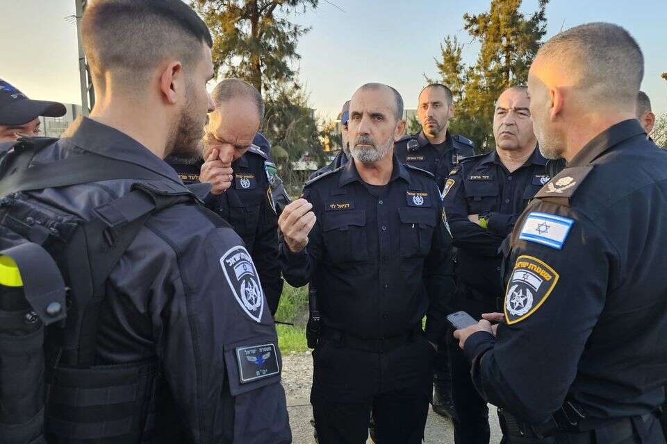 הפיגוע בכרכור: המפכ"ל בהערכת מצב בזירה , דוברות המשטרה