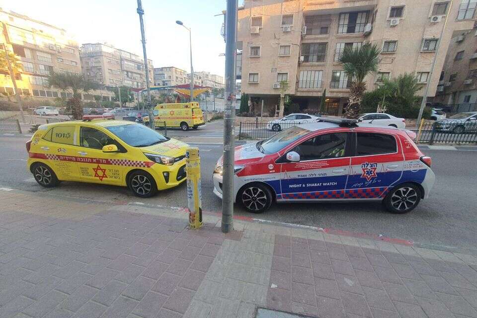 בני ברק. החייאה בתינוקת , דוברות הצלה, מרחב דן