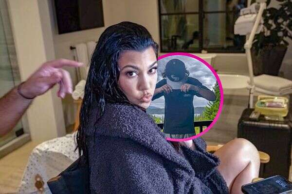 קורטני קרדשיאן והבן מייסון , אינסטגרם