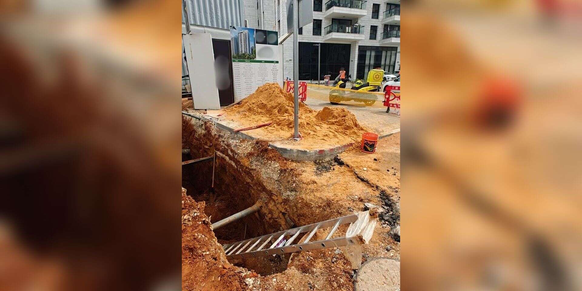 אתר התאונה בהוד השרון , צילום: תיעוד מבצעי מד"א
