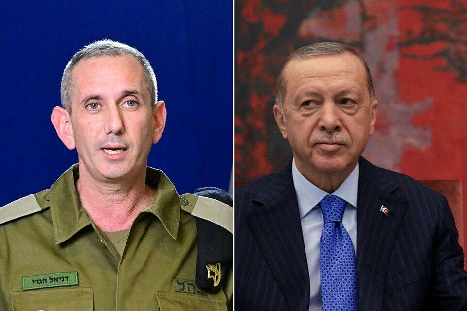 הנשיא ארדואן ודובר צה"ל הגרי , יוסי זליגר, רויטרס