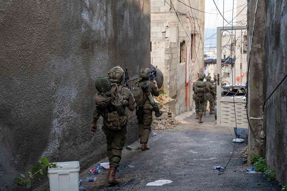 חיילים בג'נין במסגרת המבצע לסיכול טרור ביו"ש ,  דובר צה"ל