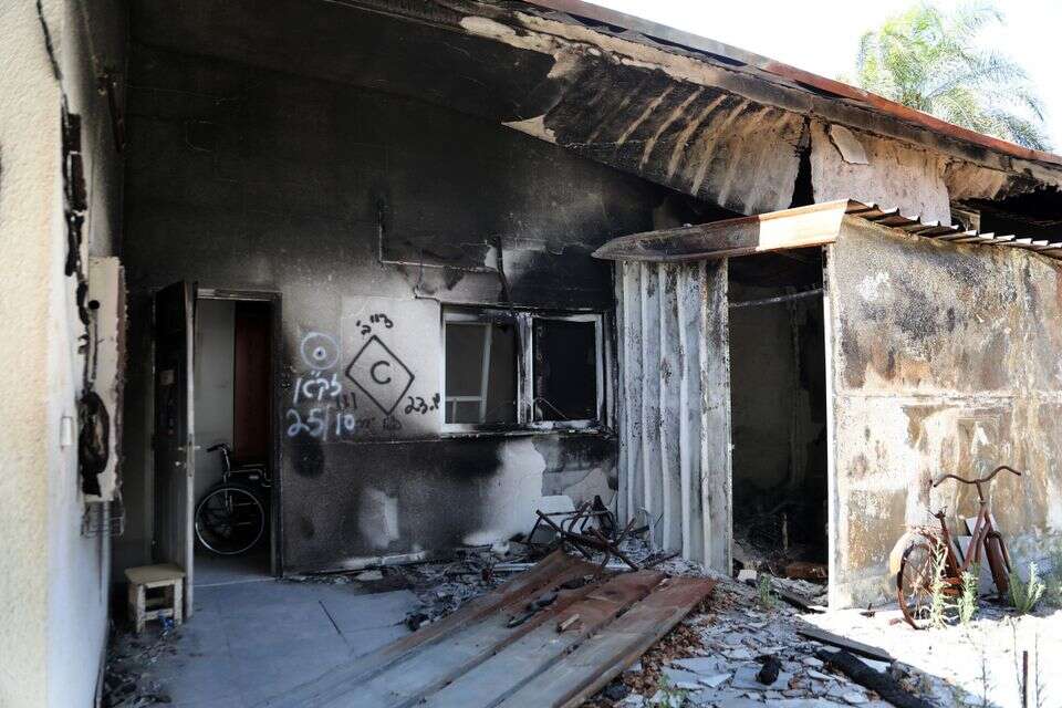 ההריסות בקיבוץ ניר עוז אחרי 7 באוקטובר , גדעון מרקוביץ