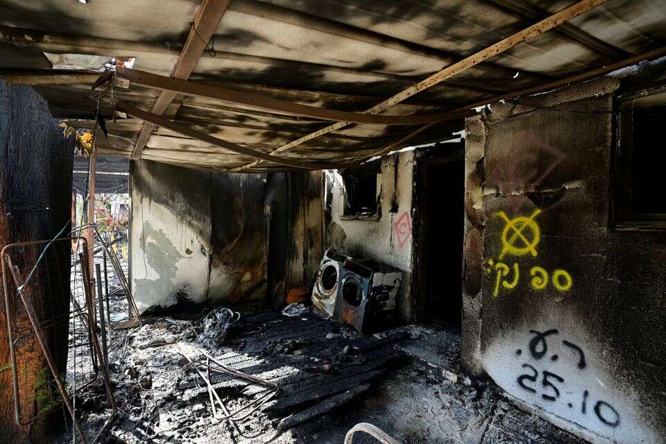 ההריסות בקיבוץ ניר עוז אחרי 7 באוקטובר , יוסי זליגר