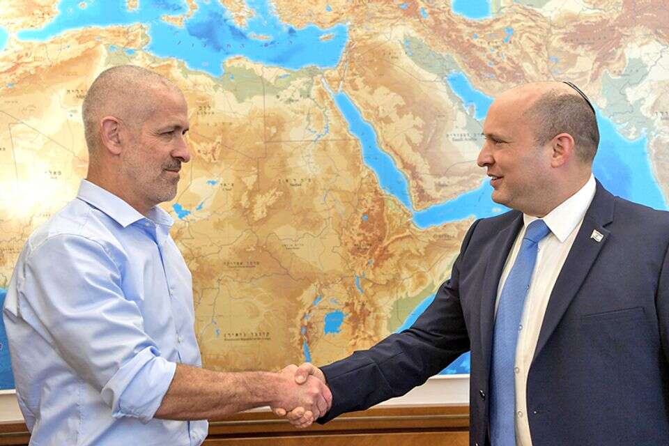 בנט ובר ביום מינויו לראש השב"כ , קובי גדעון/לע"מ