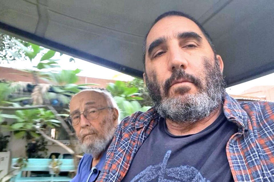 בועז זלמנוביץ' עם אביו אריה ז"ל , בועז זלמנוביץ'