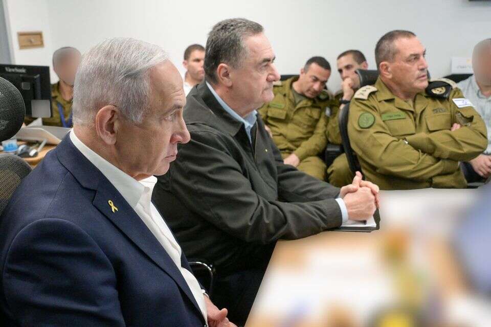 הרמטכ"ל זמיר, שר הביטחון כ"ץ ורה"מ נתניהו , מעיין טואף / לע״מ