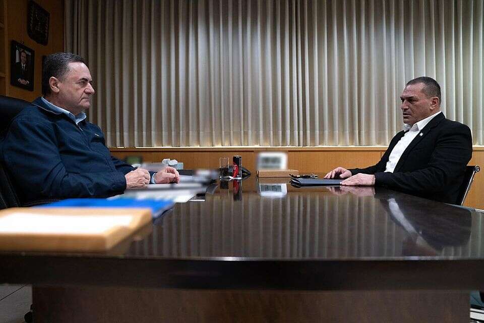 הרמטכ"ל אייל זמיר ושר הביטחון ישראל כ"ץ , אריאל חרמוני, משרד הביטחון