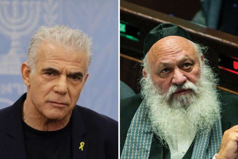 "רוקד על הדם של המשרתים". לפיד וגולדקנופף , אורן בן חקון