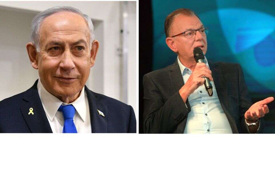 ראש הממשלה נתניהו וראש ההסתדרות הרפואית ציון חגי ,