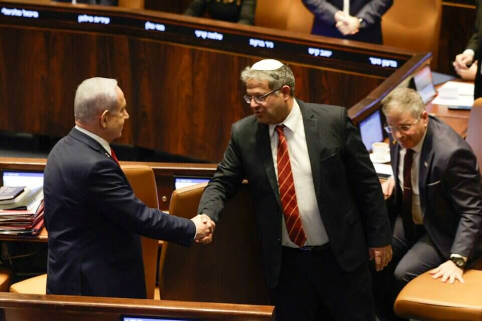 נתניהו ובן גביר בדיון , אורן בן חקון