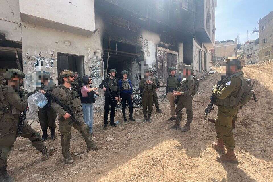 מפקד פיקוד המרכז וראשי מועצות ביקרו במרחב ג׳נין
 , דובר צה"ל