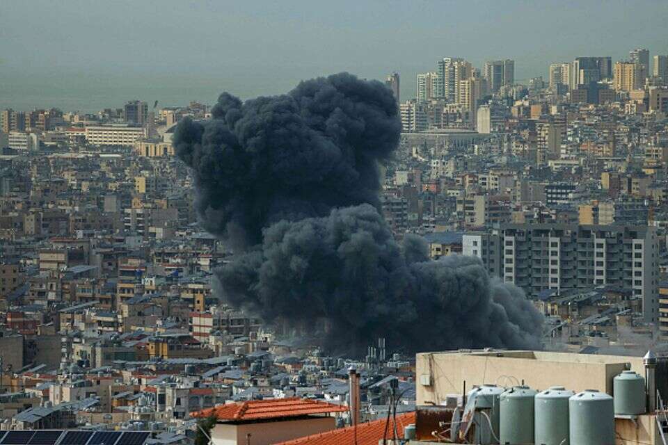 תקיפות צה''ל בדאחיה לפני חודשיים. האם הן יחודשו? , AFP