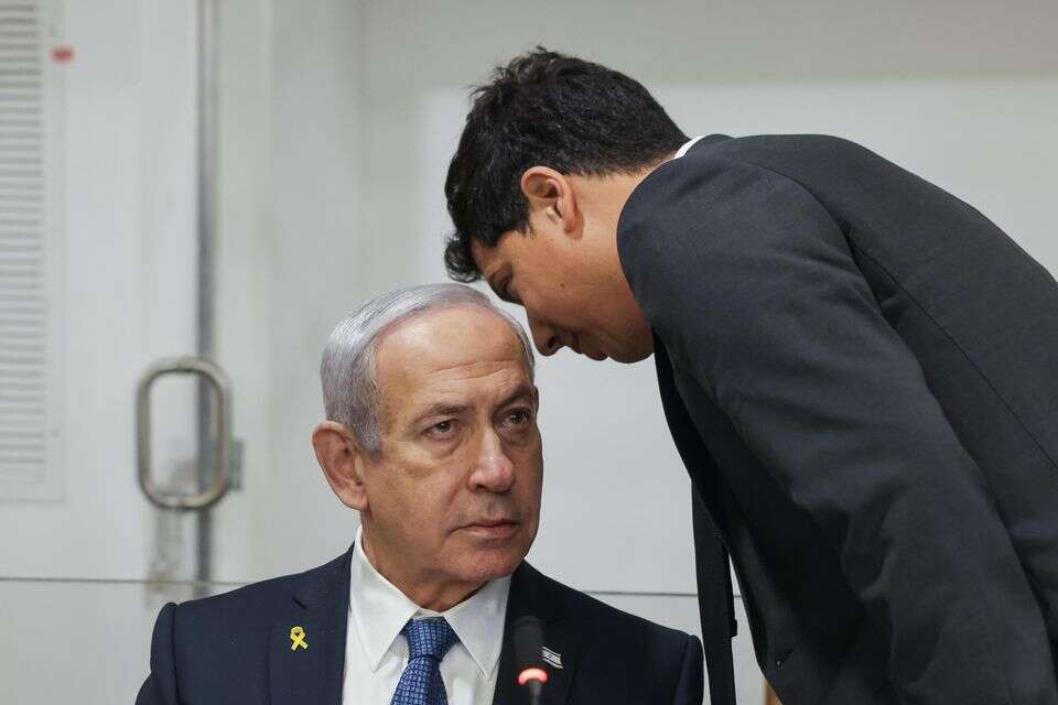 נתניהו בבית המשפט ,  צילום מרים אלסטר/פלאש90