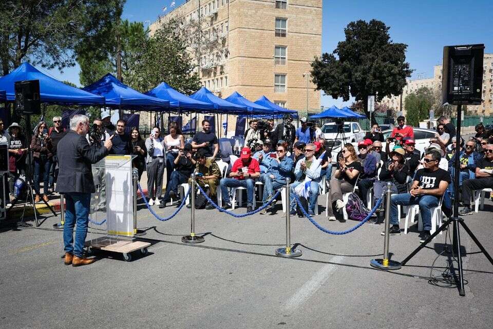 הצהרת ארגוני המחאה מול הכנסת, היום , אורן בן חקון