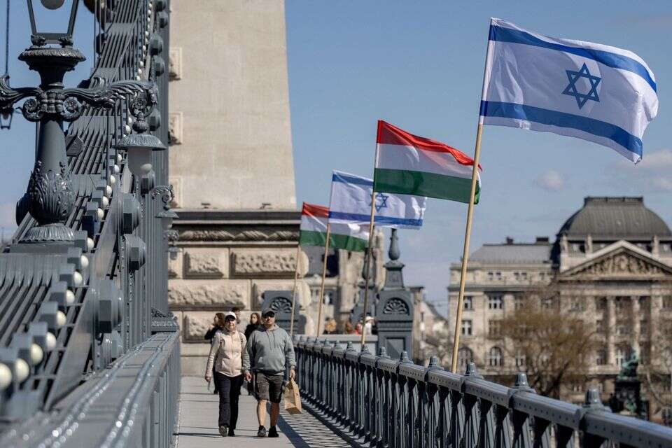 דגלי ישראל בהונגריה , GettyImages