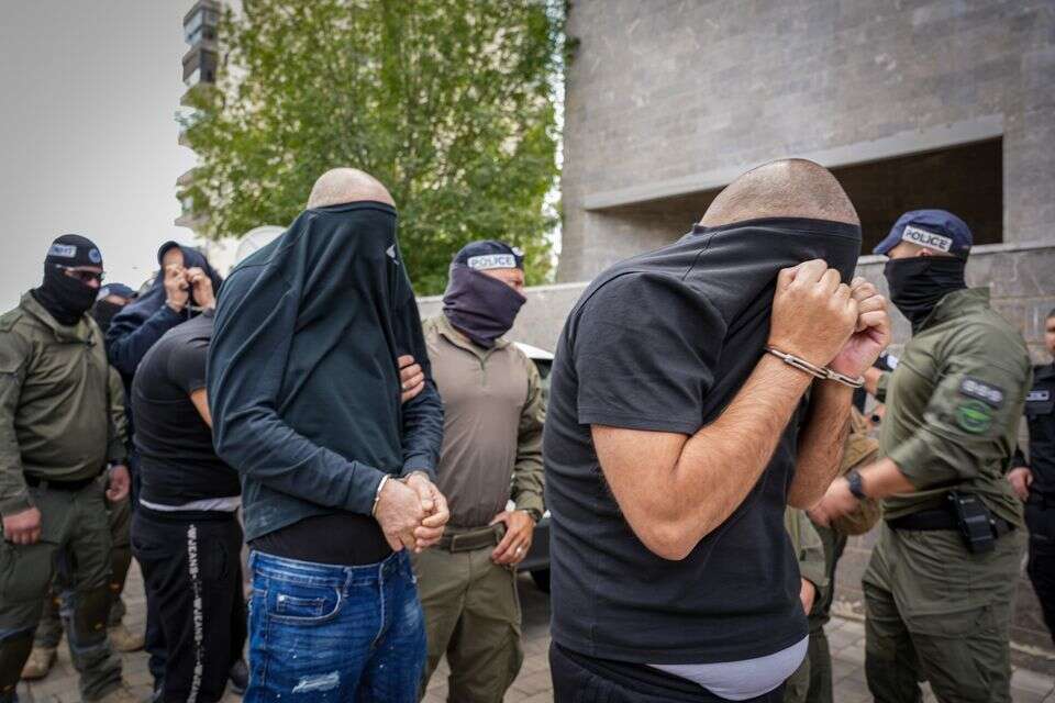 מעצר חברי ארגון הפשע אבו לטיף (ארכיון) , דוברות המשטרה