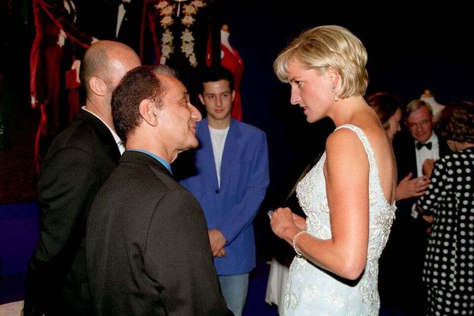 דיוויד ששון לצידה של הנסיכה דיאנה , GettyImages