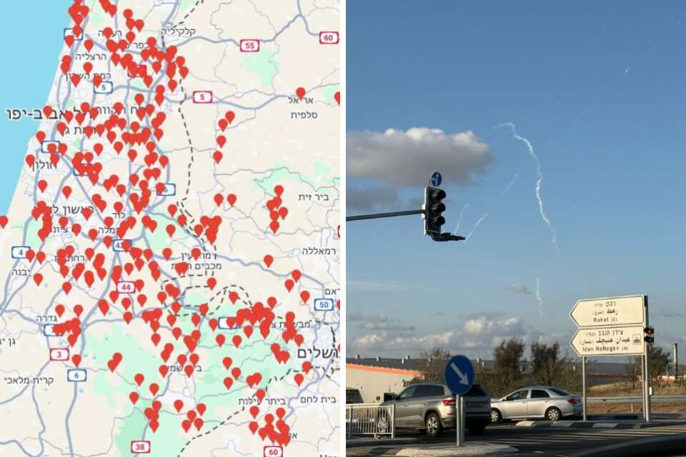 אזעקות בגוש דן ובירושלים: שני טילים שוגרו מתימן ויורטו בהצלחה , פיקוד העורף