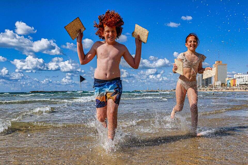 חוגגים בפסח , יהושע יוסף