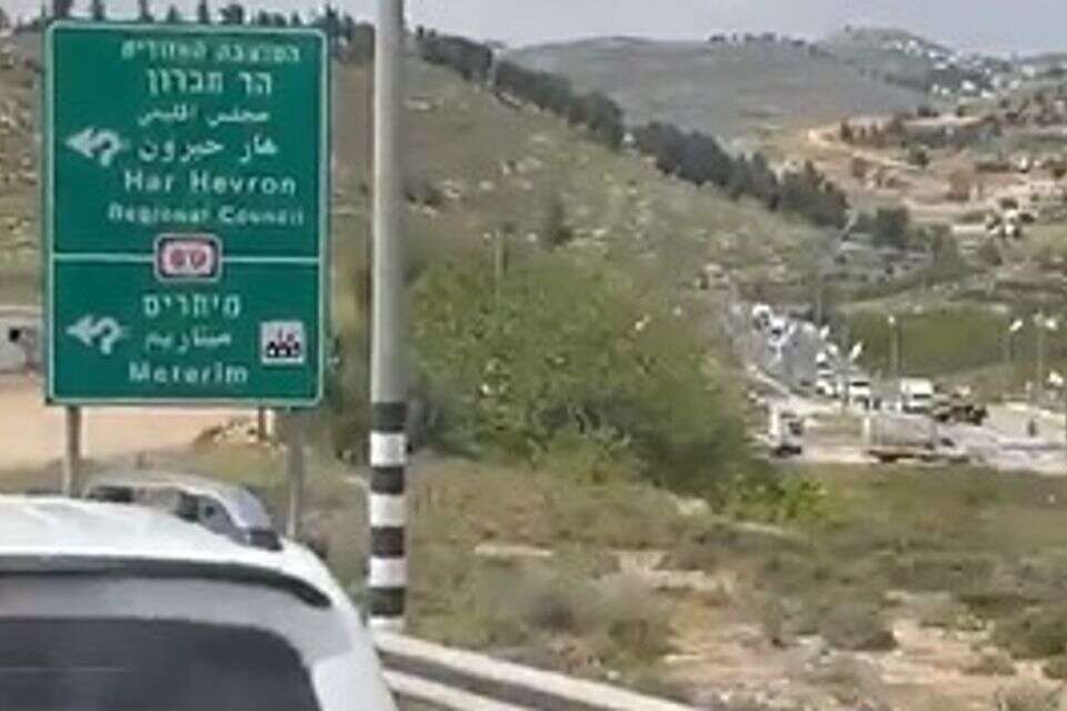 זירת פיגוע הדריסה בדהרייה , צילום מסך