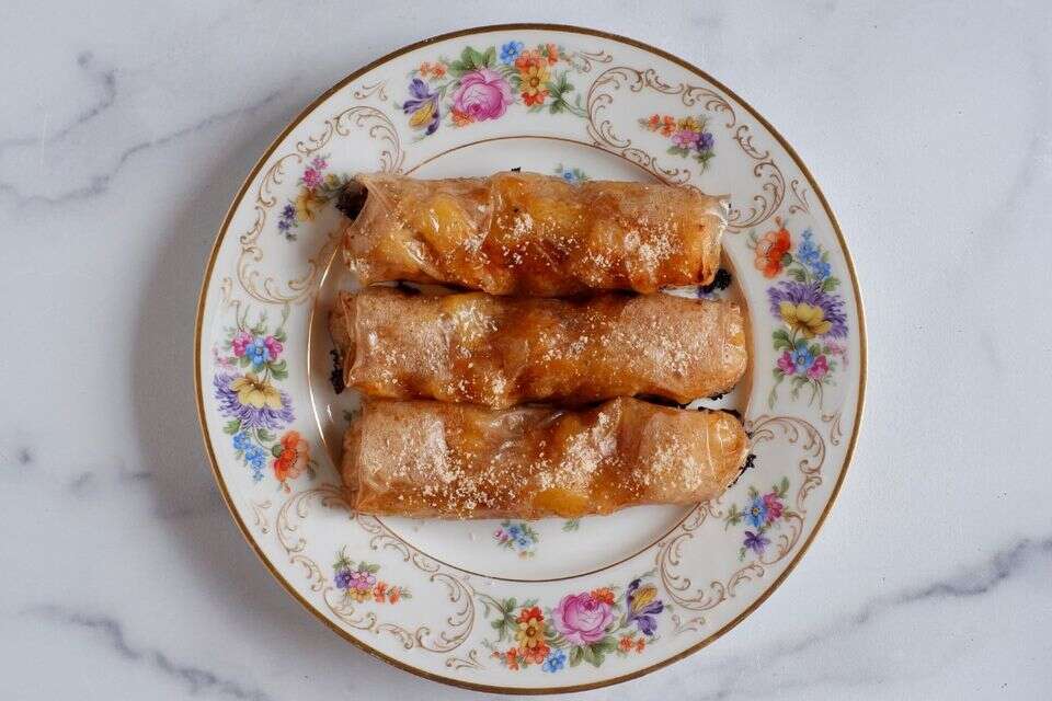 כשר לפסח ונפלא: שטרודל תפוחים מדפי אורז