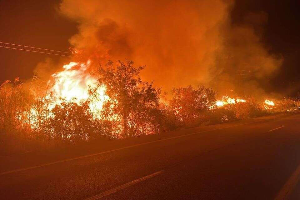 שריפה ליד ים המלח , כבאות והצלה – תחנה אזורית דימונה