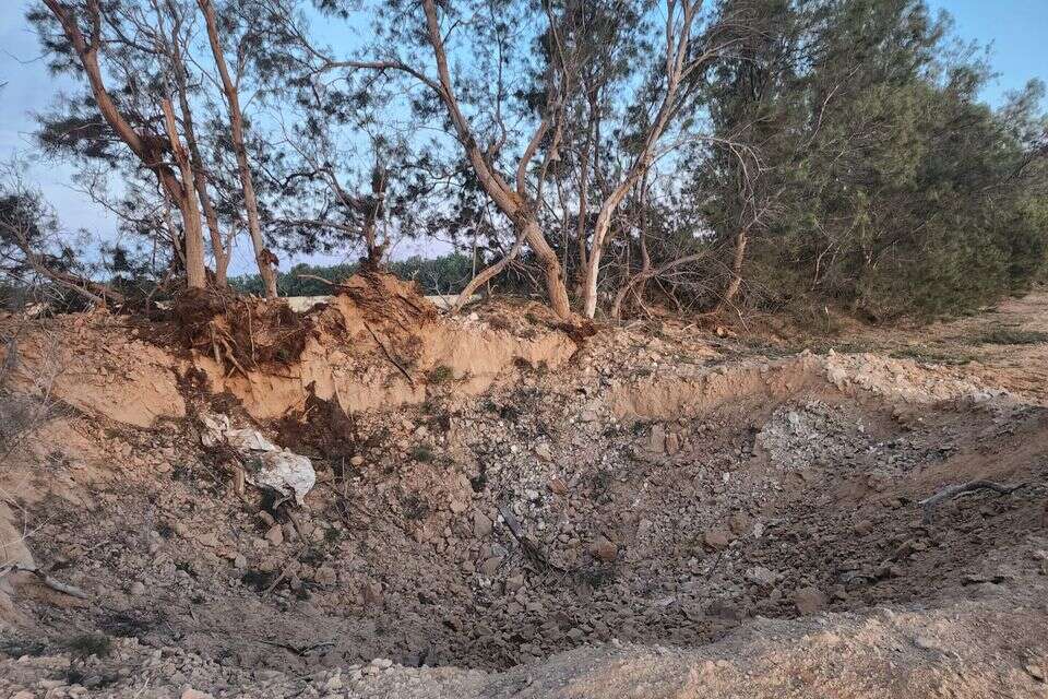 מקום נפילת החימוש ליד ניר יצחק, הבוקר , זמיר חיימי