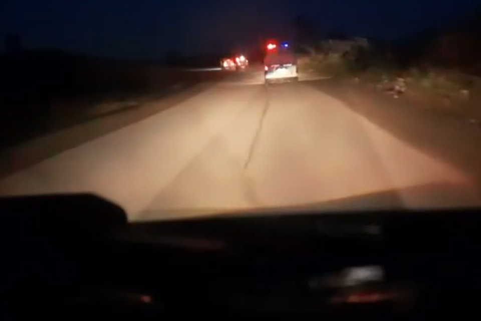 אירוע הירי בפרמדיקים ברפיח , צילום מסך