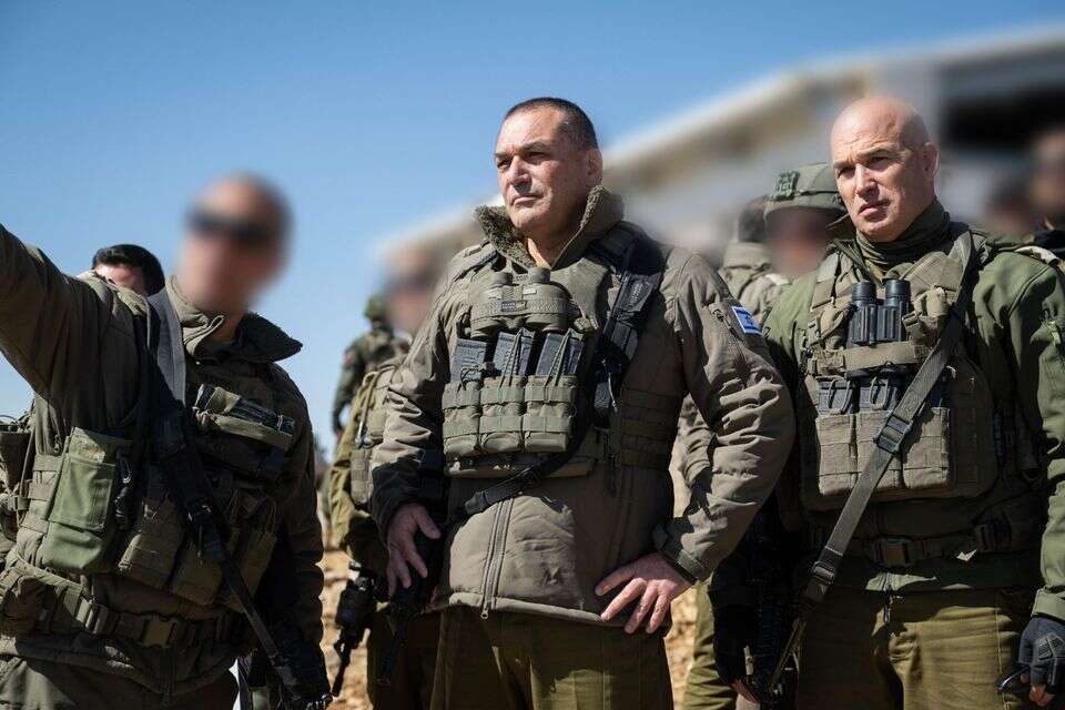 הרמטכ"ל בסיור והערכת מצב בסוריה , דובר צה"ל