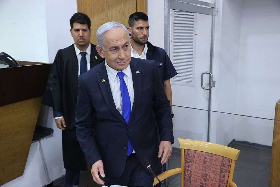 ראש הממשלה נתניהו מגיע לעדותו בבית המשפט , מוטי קמחי