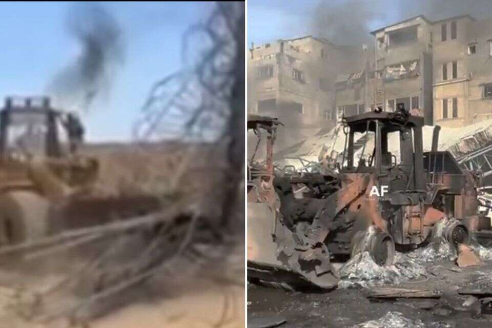הדחפורים ב-7 באוקטובר ואחרי התקיפה אתמול , רשתות ערביות