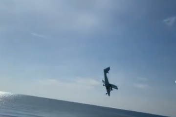 התרסקות המטוס בסמוך לנמל התעופה בתאילנד , טוויטר/צילום מסך