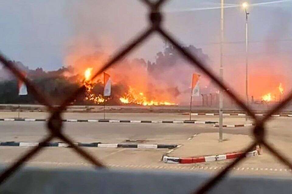 בסיס זיקים בתום הקרבות , דובר צה"ל