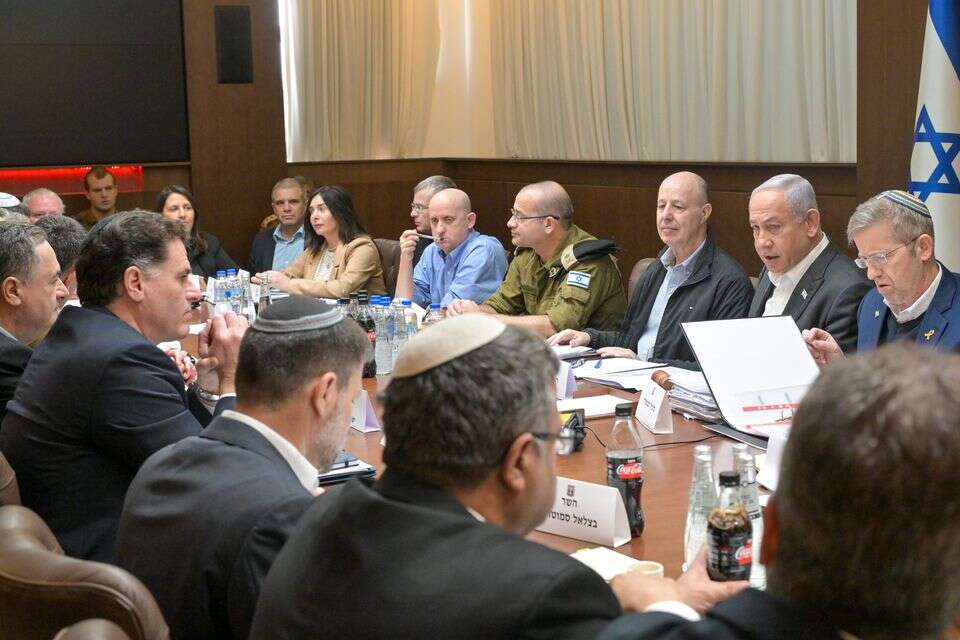 ישיבת הקבינט המדיני-ביטחוני (ארכיון)
, קובי גדעון/לע"מ
