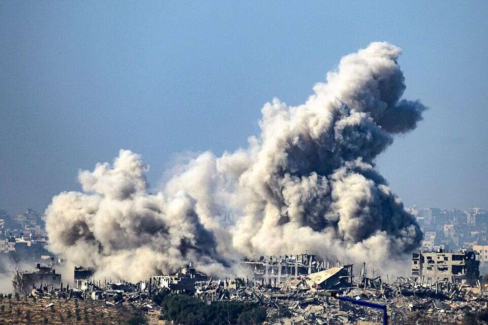 הפצצות חיל האוויר ברצועת עזה , AFP