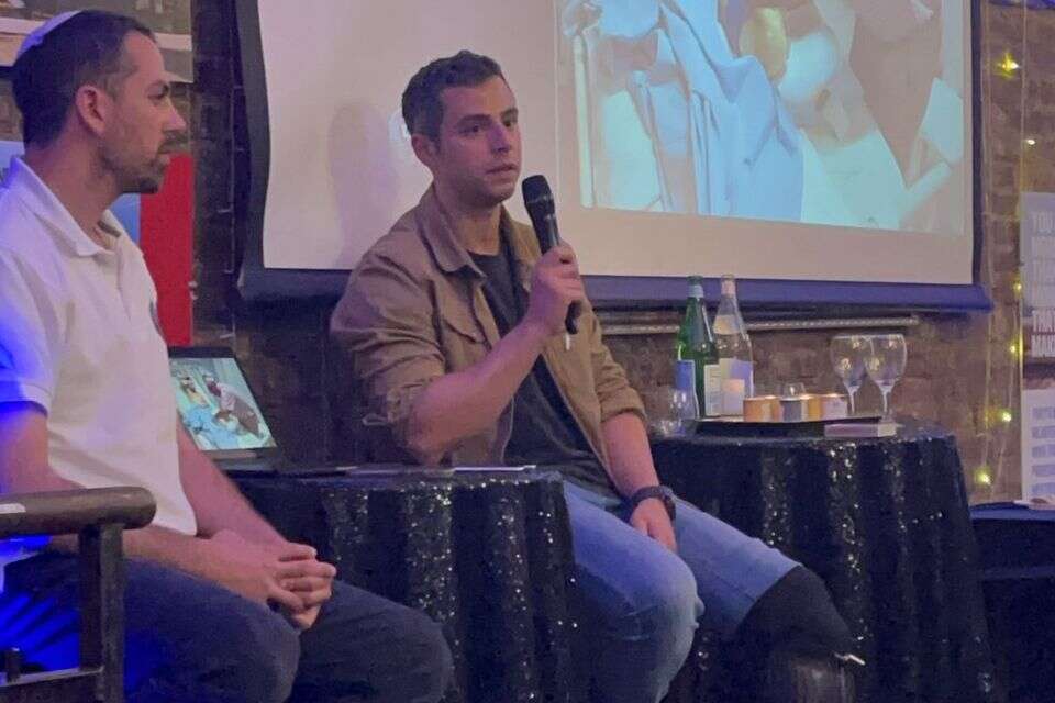 יואב צבעוני ודוד סלומון במהלך המפגשים בארצות הברית , ארגון "נפגשים"