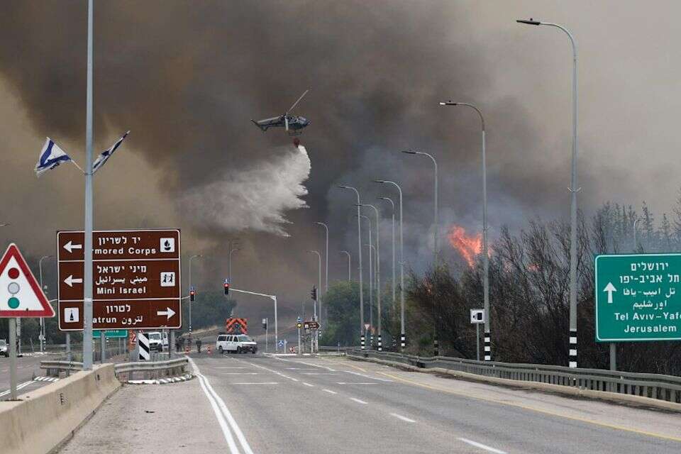 מאמצי כיבוי האש בכביש 1 , אורן בן חקון