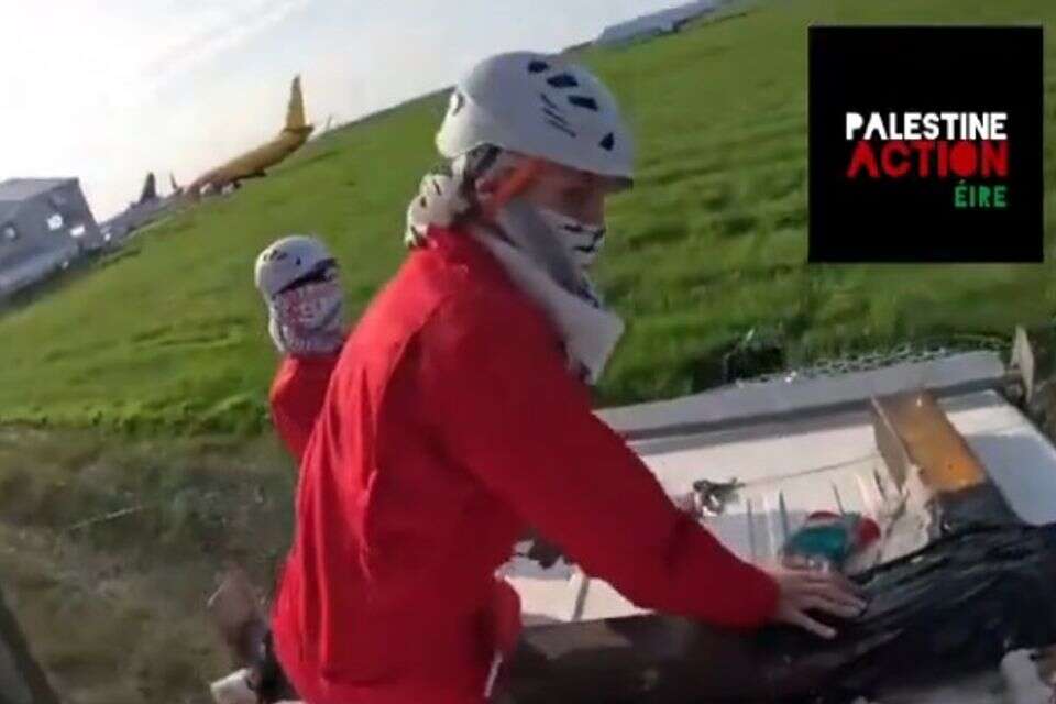 פעילים פרו פלשתיניים בשג התעופה שאנון באירלנד , רשתות חברתיות