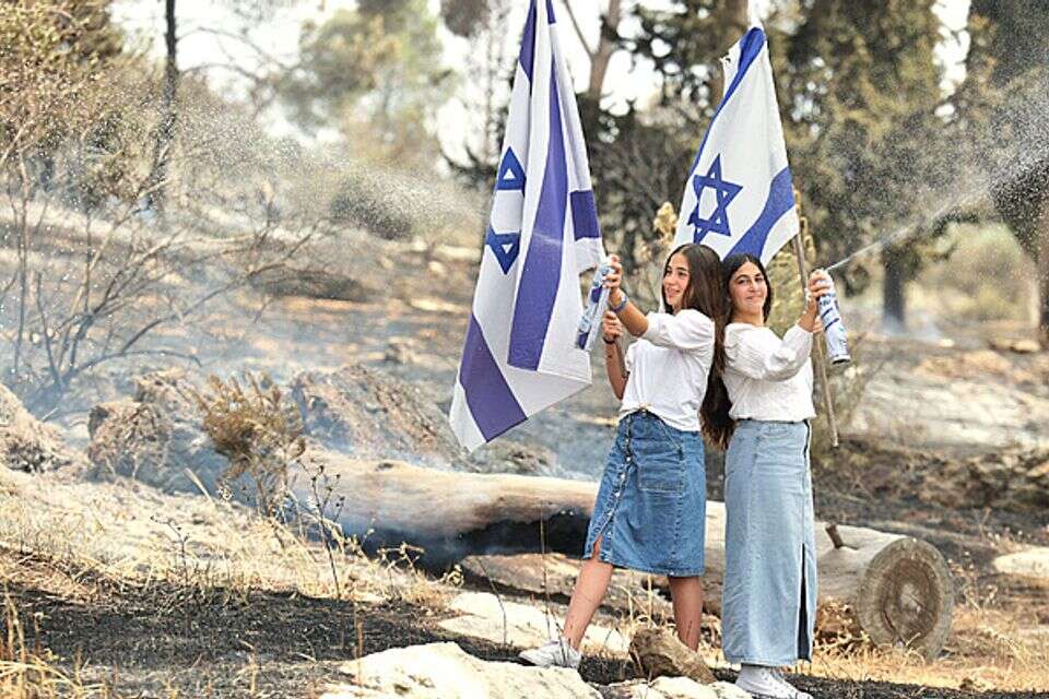 יום עצמאות בצל שריפה. הגאווה הלאומית בשיאה , יהונתן שאול