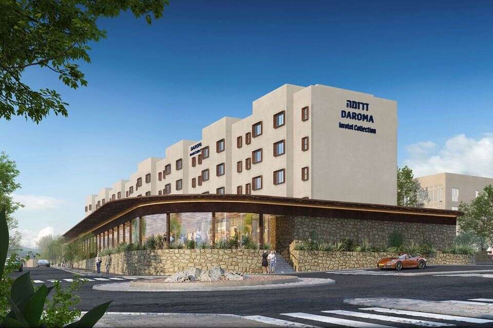 על יסודות פונדק רמון. מלון "דרומה" , פייגין אדריכלים