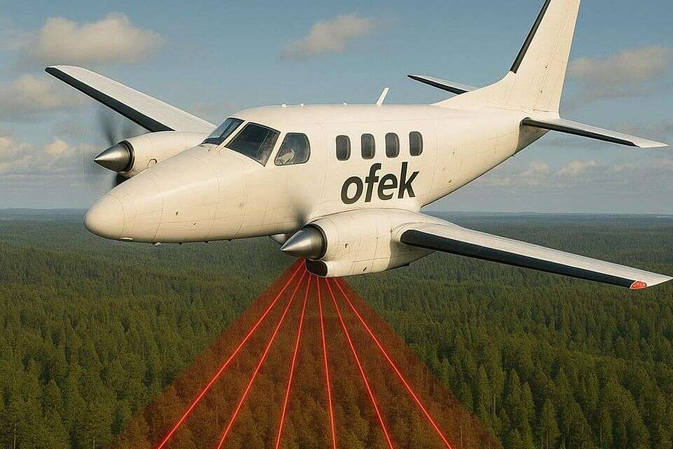מערכת LiDAR אווירית , יח"צ אופק צילומי אוויר