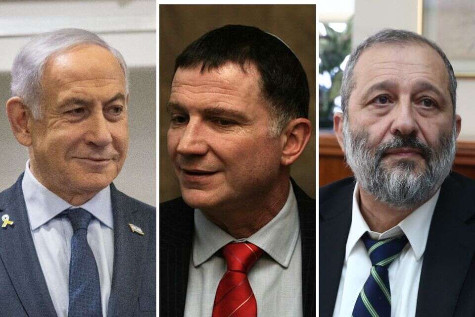 נתניהו, אדלשטיין ודרעי , ללא
