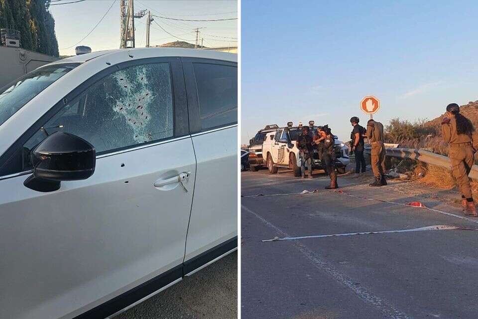 הרכב שנפגע מירי המחבלים וזירת הפיגוע בסמוך למעבר ריחן , לפי סעיף 27 א לחוק זכויות יוצרים