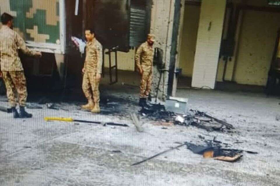 פגיעה בתוך מתקן צבאי של צבא פקיסטן , רשתות חברתיות