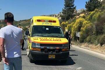 תאונת דרכים בין קלנועית לרכב  , תיעוד מבצעי מד"א