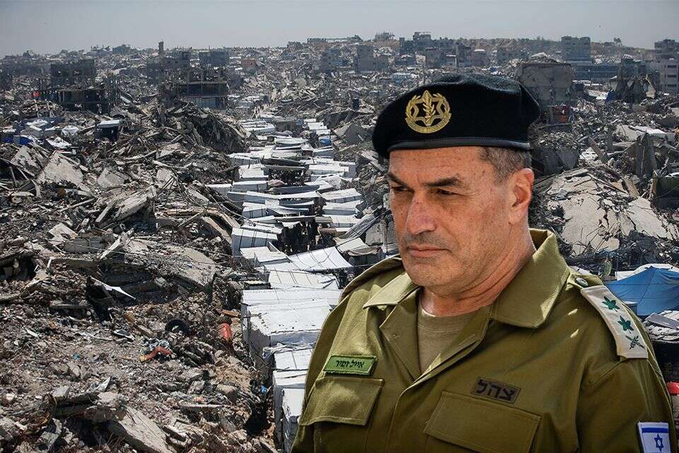 הרמטכ"ל זמיר על רקע ההרס בעזה , רויטרס, אורן בן חקון