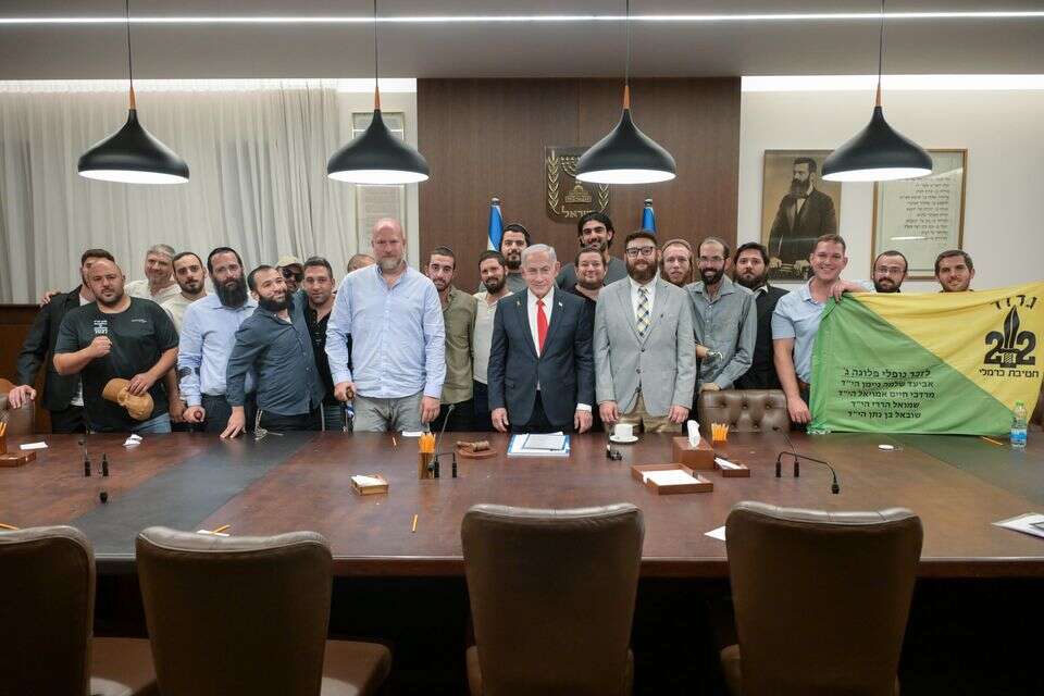 ראש הממשלה נתניהו נפגש עם פורום ״פצועי המלחמה למען הכרעה״ , מעיין טואף/ לע״מ