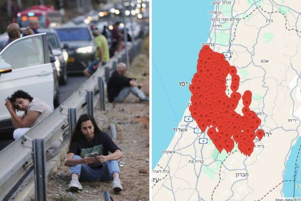 בעקבות שיגור מתימן: אזעקה בת"א , אי.פי/כומתה