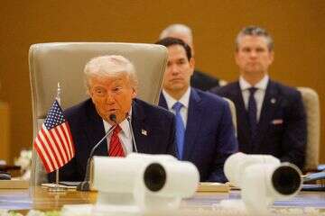 הנשיא טראמפ בביקורו בסעודיה , רויטרס